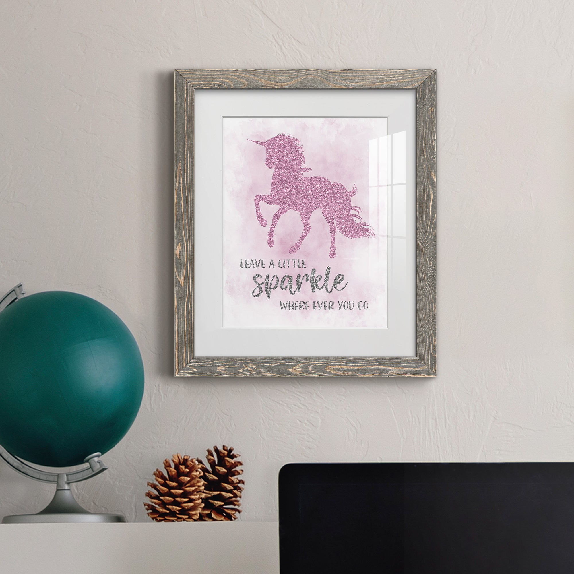 Sparkle - Barnwood Framed Art Print