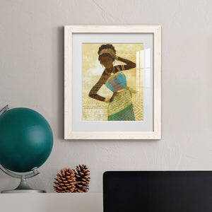 Tribal Vision II - Barnwood Framed Art Print