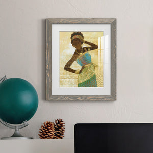 Tribal Vision II - Barnwood Framed Art Print