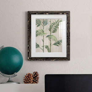 Modern Fronds I - Barnwood Framed Art Print