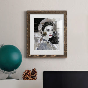 Runway Pause - Barnwood Framed Art Print