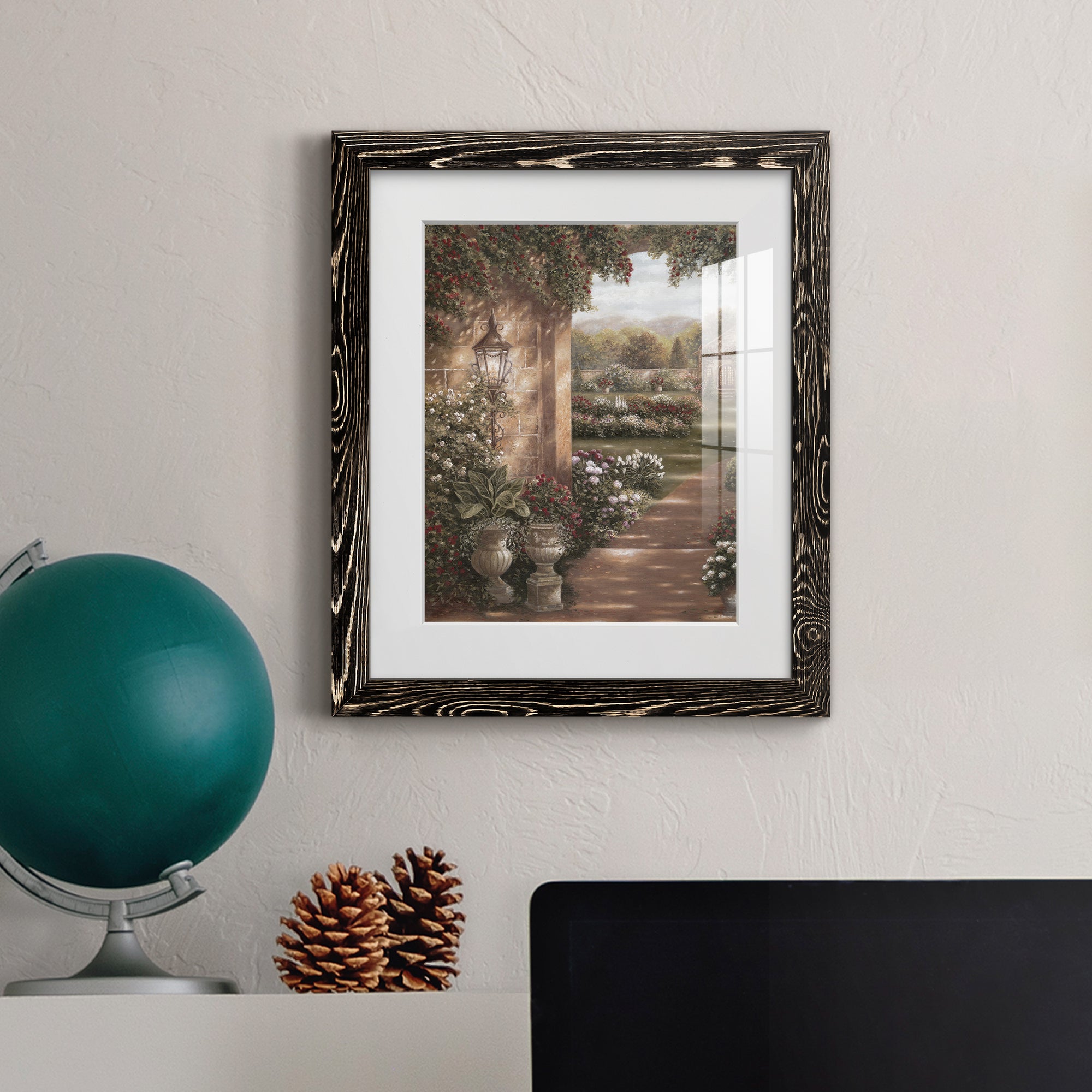 Evening in the Conservatory - Barnwood Framed Art Print