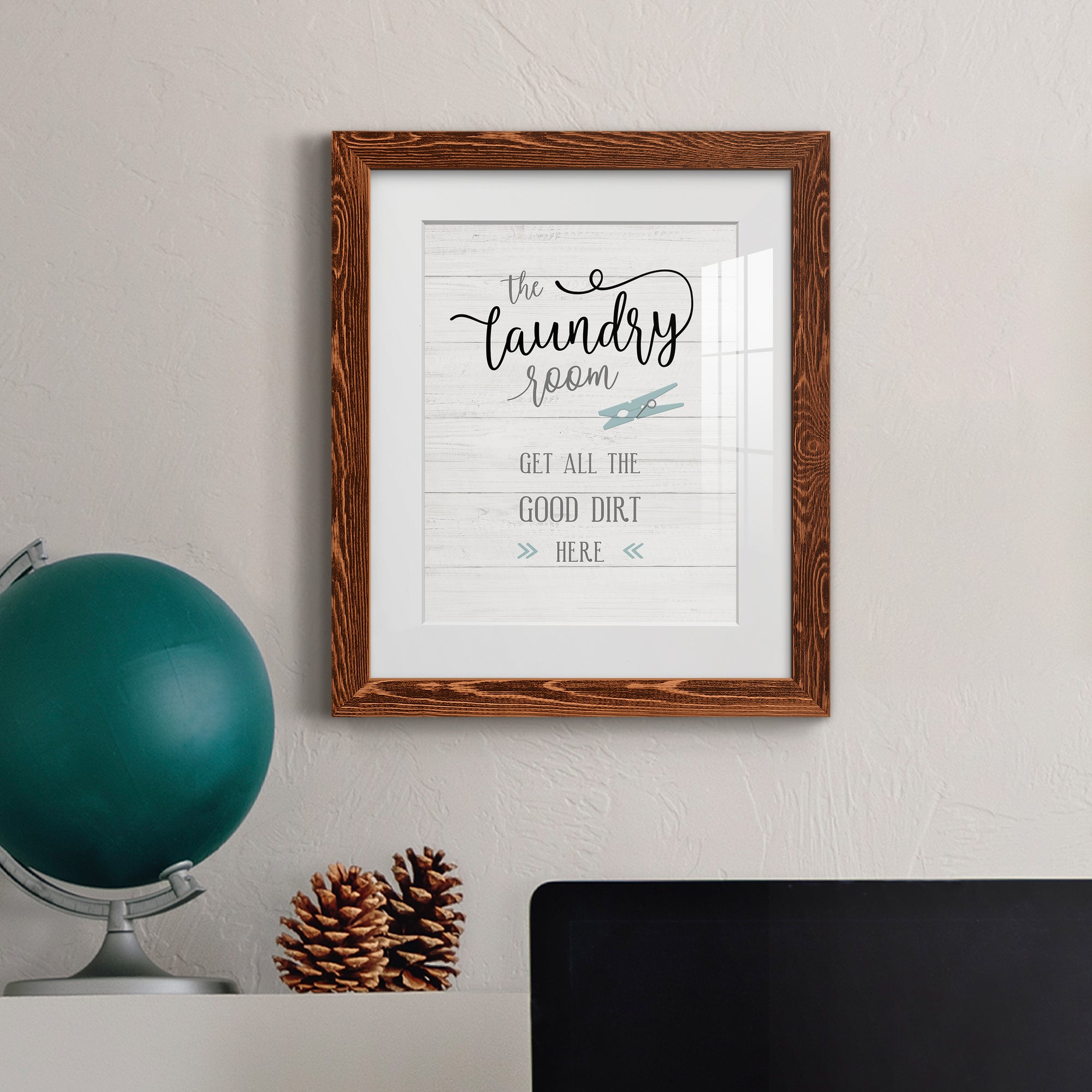 Good Dirt - Premium Framed Print - Distressed Barnwood Frame - Ready to Hang