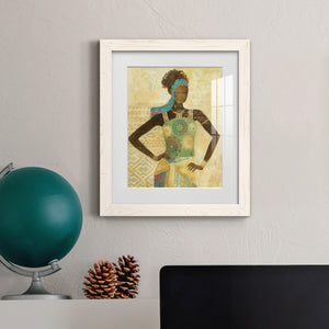 Tribal Vision I - Barnwood Framed Art Print
