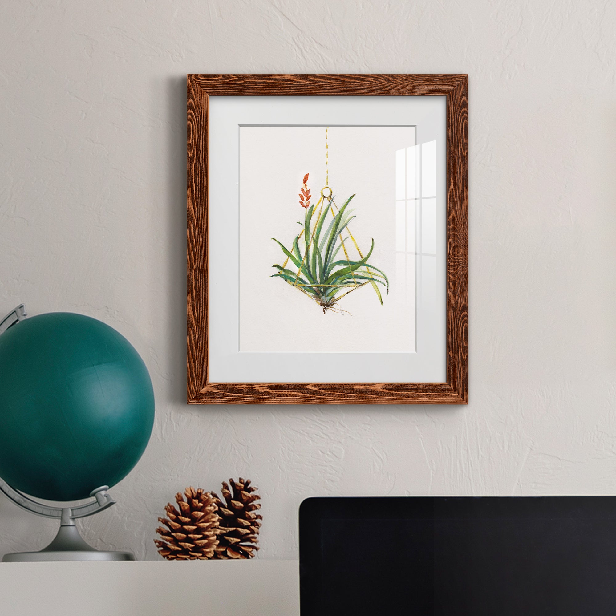 Gardenaire I - Barnwood Framed Art Print