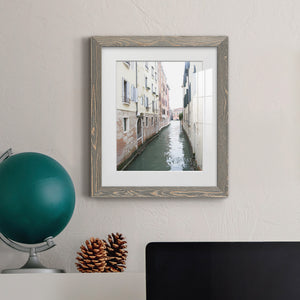 Venice Canal II - Premium Framed Print - Distressed Barnwood Frame - Ready to Hang
