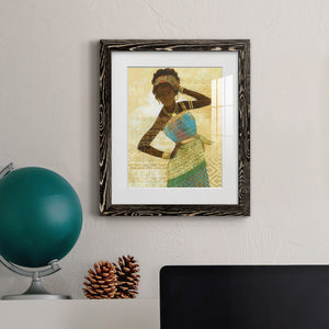 Tribal Vision II - Barnwood Framed Art Print