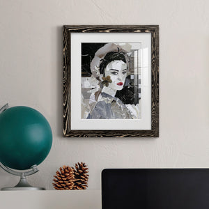 Runway Pause - Barnwood Framed Art Print