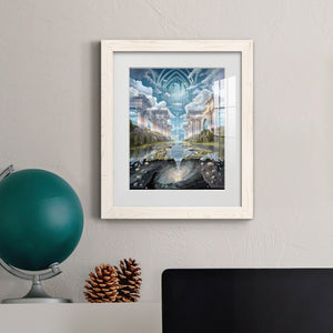 Genesis II - Barnwood Framed Art Print