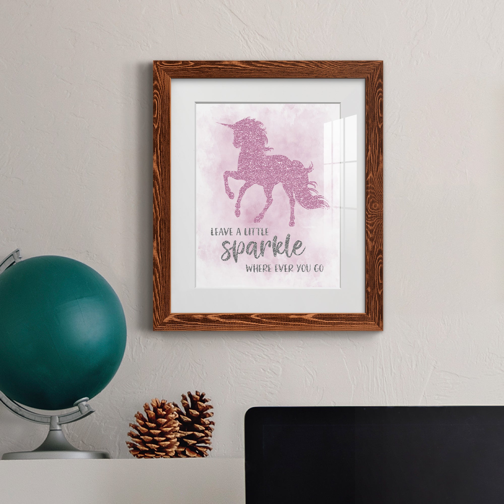 Sparkle - Barnwood Framed Art Print