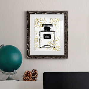 Glitter Perfume I - Barnwood Framed Art Print