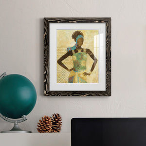 Tribal Vision I - Barnwood Framed Art Print