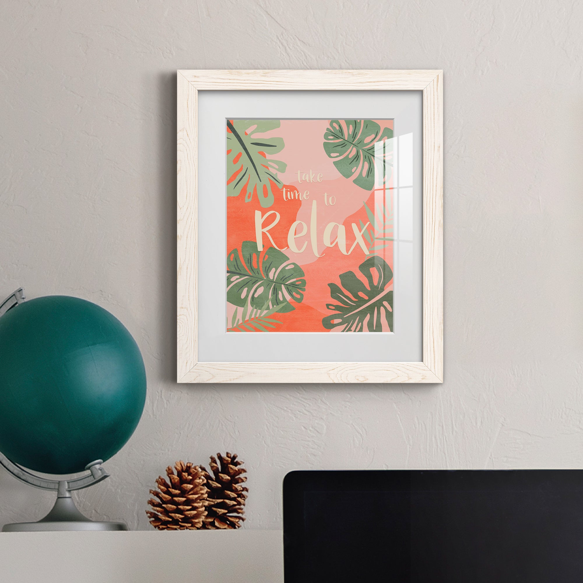 Take Time - Premium Framed Print - Distressed Barnwood Frame - Ready to Hang