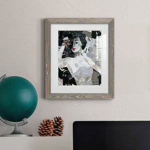Runway Star - Barnwood Framed Art Print