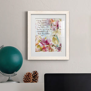 He Watches Me - Barnwood Framed Art Print