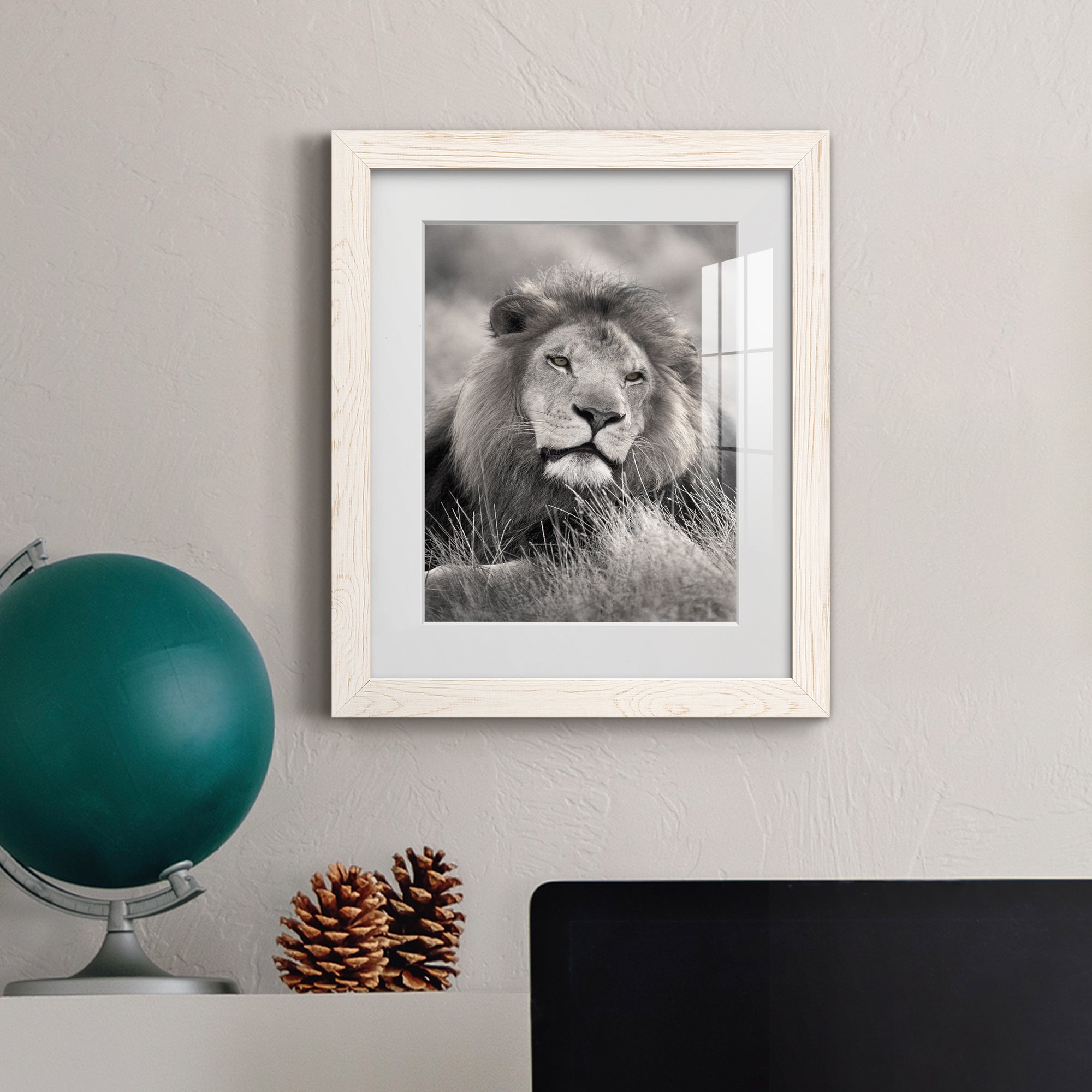 Pride of the Pride - Barnwood Framed Art Print