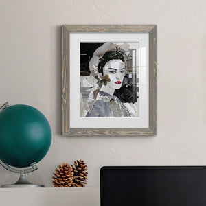 Runway Pause - Barnwood Framed Art Print