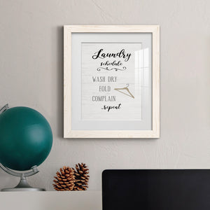Laundry Complain - Premium Framed Print - Distressed Barnwood Frame - Ready to Hang