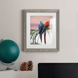 Palm Parrots - Barnwood