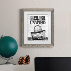 Relax and Unwind - Barnwood Framed Art Print