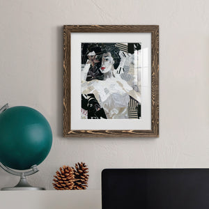 Runway Star - Barnwood Framed Art Print