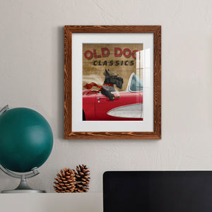 Old Dog Classics - Premium Framed Print - Distressed Barnwood Frame - Ready to Hang