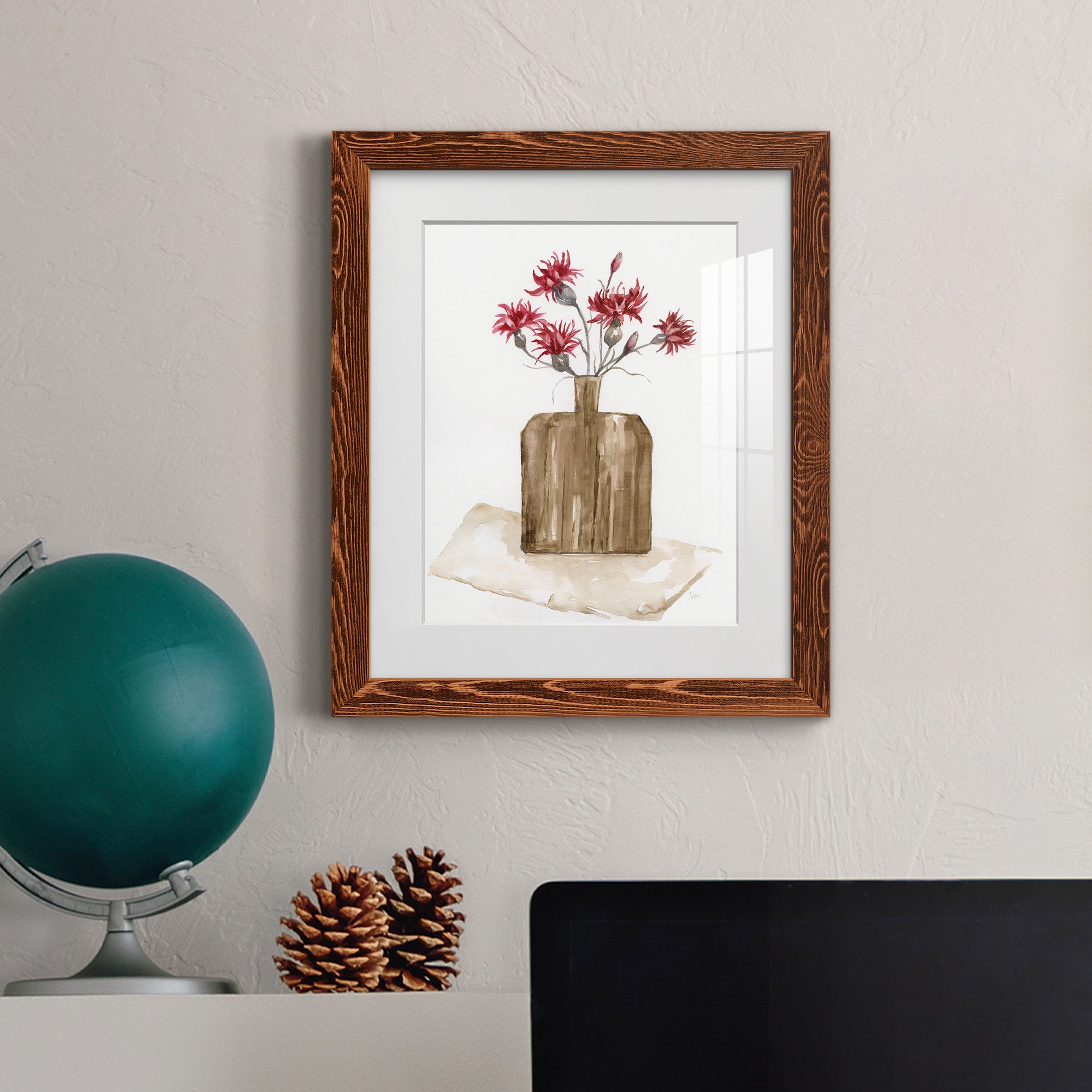 Simply Country I - Barnwood Framed Art Print