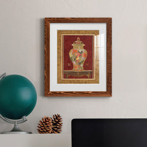 Romantic Urn II - Barnwood Framed Art Print