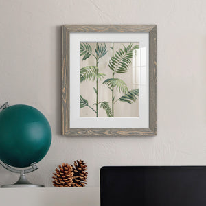 Modern Fronds I - Barnwood Framed Art Print