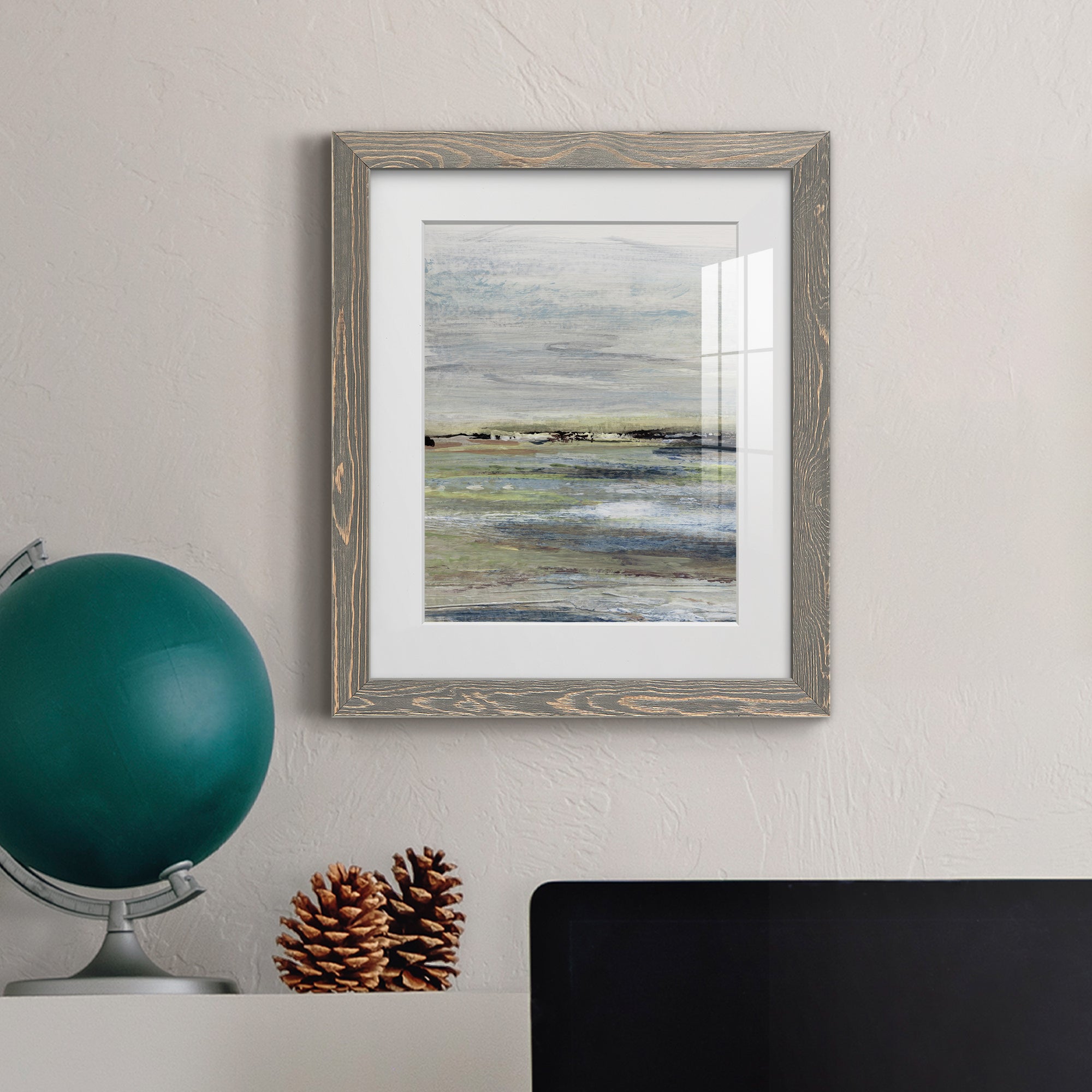 Wetlands I - Premium Framed Print - Distressed Barnwood Frame - Ready to Hang