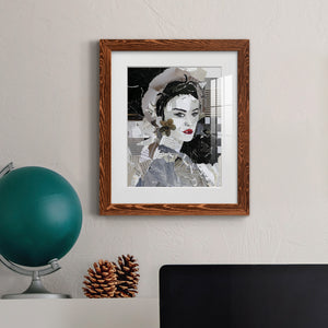 Runway Pause - Barnwood Framed Art Print