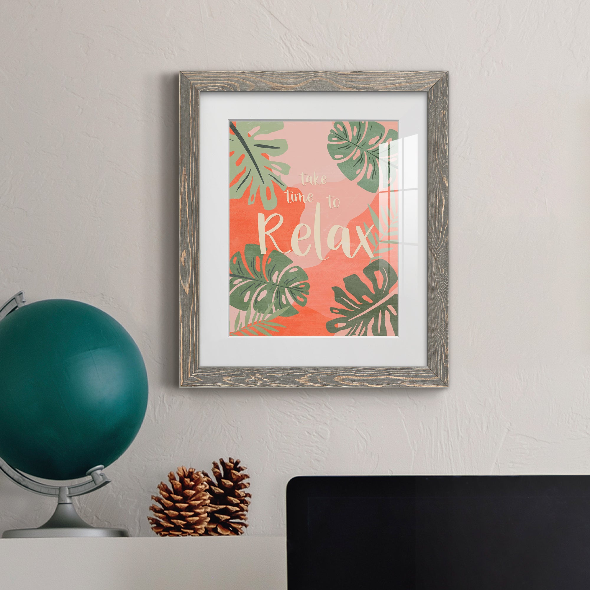 Take Time - Premium Framed Print - Distressed Barnwood Frame - Ready to Hang