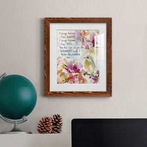 He Watches Me - Barnwood Framed Art Print