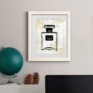 Glitter Perfume I - Barnwood Framed Art Print