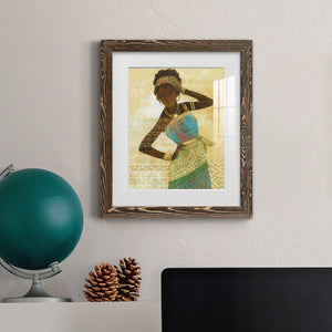 Tribal Vision II - Barnwood Framed Art Print