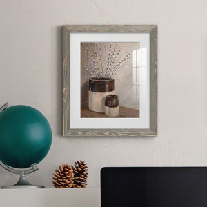 Pussywillows & Spring - Barnwood Framed Art Print