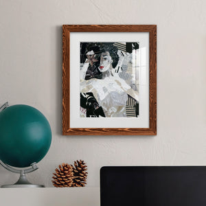 Runway Star - Barnwood Framed Art Print