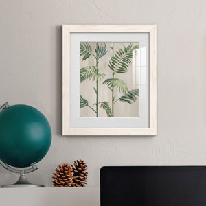 Modern Fronds I - Barnwood Framed Art Print