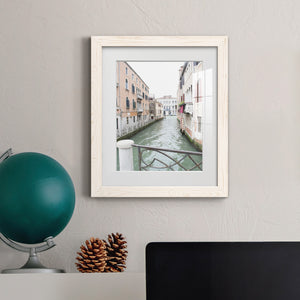 Venice Canal I - Premium Framed Print - Distressed Barnwood Frame - Ready to Hang
