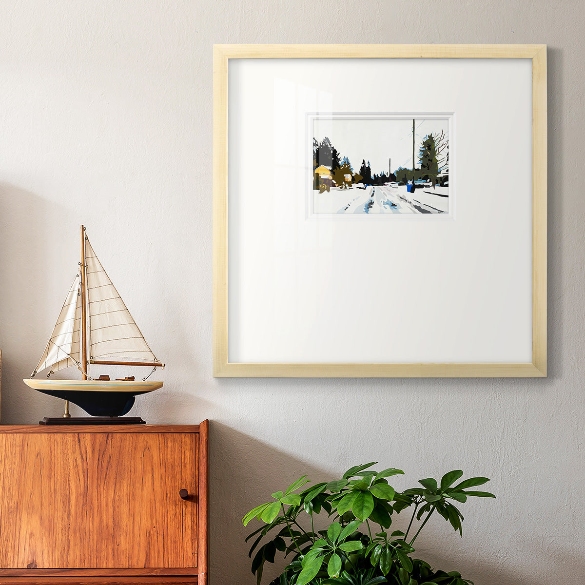 Winterhood Premium Framed Print Double Matboard