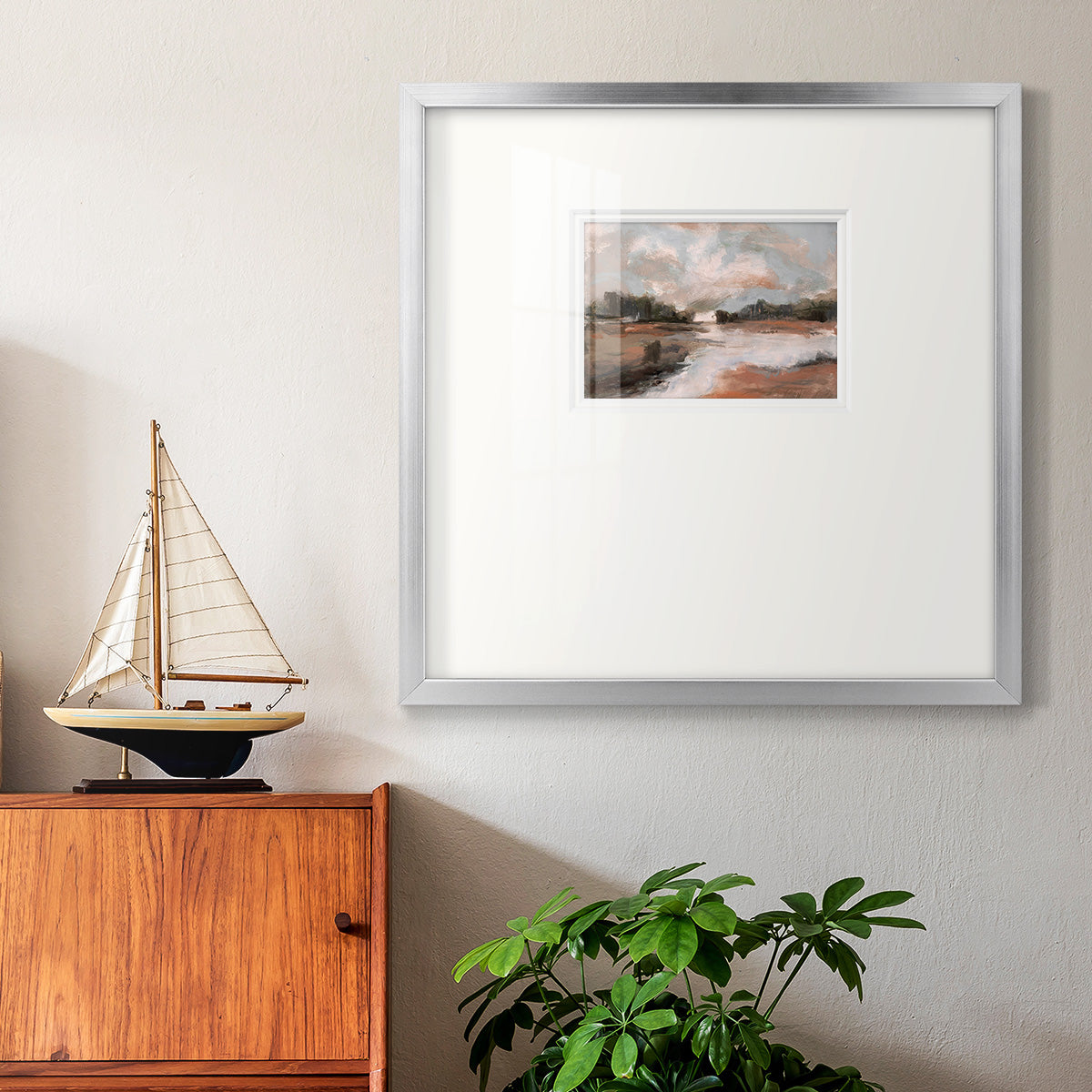 South Pond Premium Framed Print Double Matboard