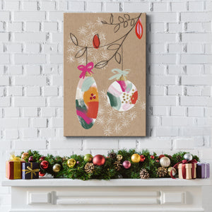 Crafty Christmas Collection B - Gallery Wrapped Canvas