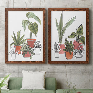 Home Grown I - Premium Framed Canvas 2 Piece Set - Ready to Hang