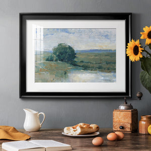 Riverbank Impression I - Modern Framed Art Print