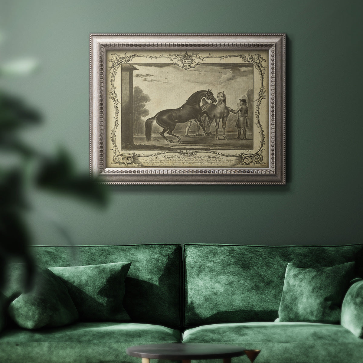Distinguished Horses III Premium Framed Canvas- Ready to Hang