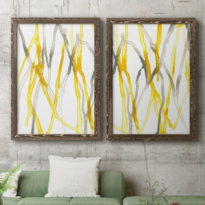 Runnel XIX - Barnwood Framed Canvas Set