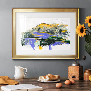 Silent Mountain V - Modern Framed Art Print