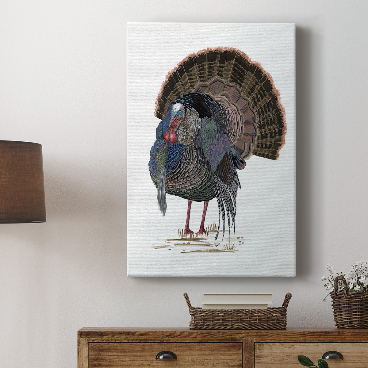 Turkey Study II Premium Gallery Wrapped Canvas - Ready to Hang