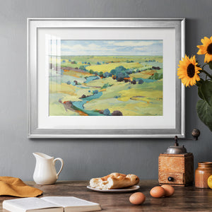 Idyll Sweep - Modern Framed Art Print