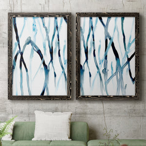 Runnel I - Barnwood Framed Canvas Set